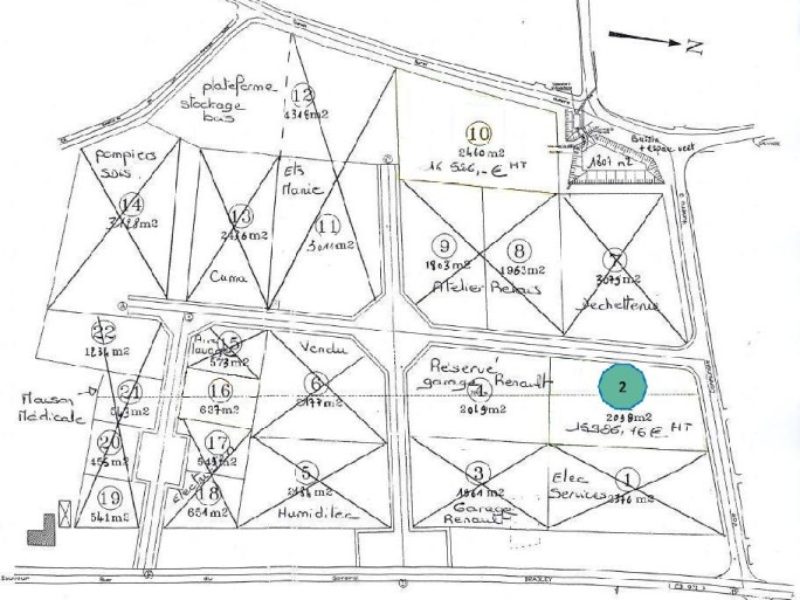 Vente 3 parcelles