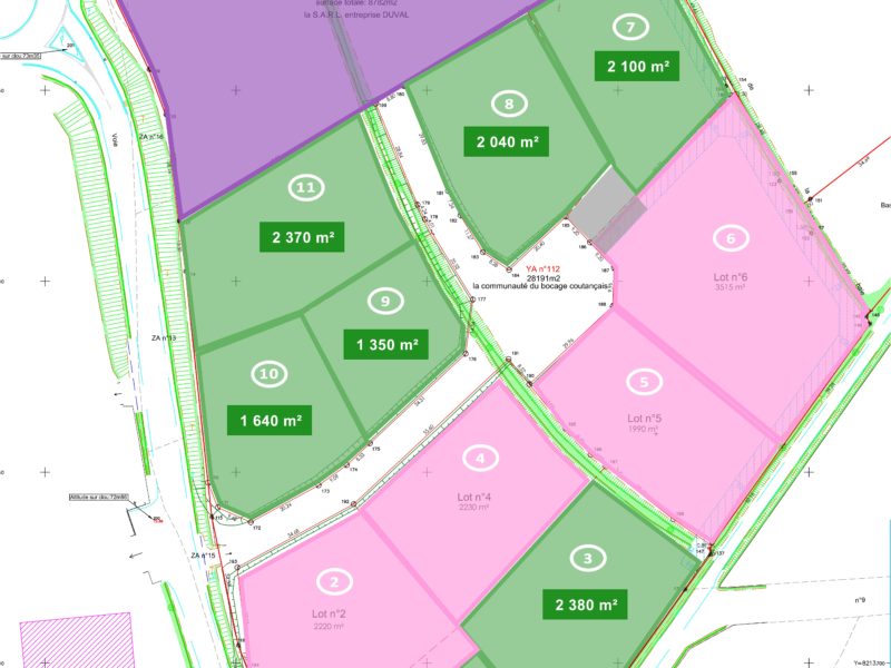 Vente 1 parcelle