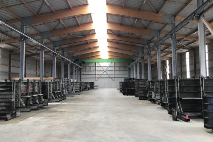 BATIMENT DE PRODUCTION PREFABRIQUE EN BETON ARME – AVRANCHES