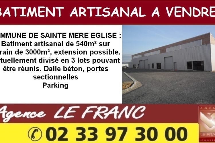 BATIMENT A VENDRE STE MERE EGLISE