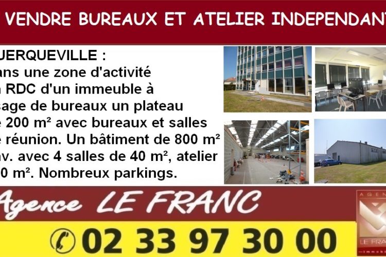 VENTE BUREAUX QUERQUEVILLE