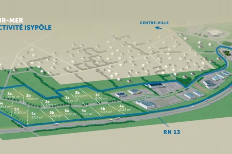 A VENDRE TERRAINS INDUSTRIELS A ISIGNY SUR MER