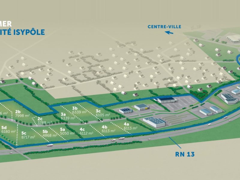 A VENDRE TERRAINS INDUSTRIELS A ISIGNY SUR MER