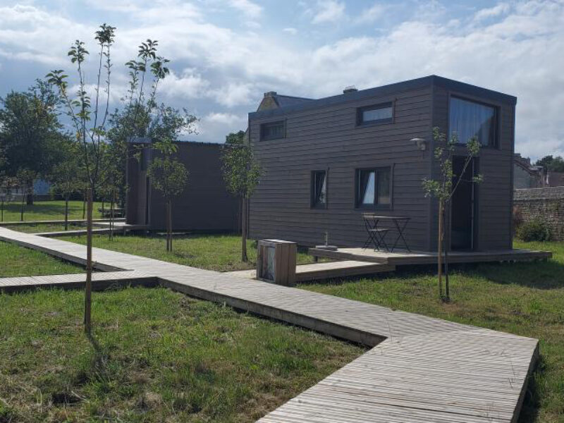 CESSION de 4 Tiny Houses au sein d’un Ecovillage – DOUVRES LA DELIVRANDE