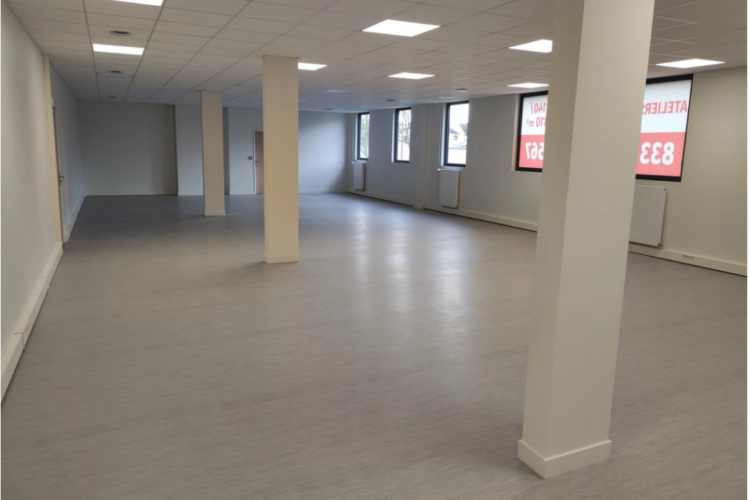 Bureau neuf à louer proche Rouen centre 158m2